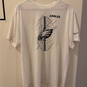 NFL Men's White Eagles Short Sleeve Tee